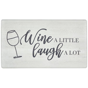20"x36" Feel at Ease Anti-Fatigue Kitchen Mat (Wine A Little)
