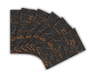 6 Pack of Marble Peel and Stick Backsplash Waterproof Washroom Wall Panels - 11.8"x23.6"