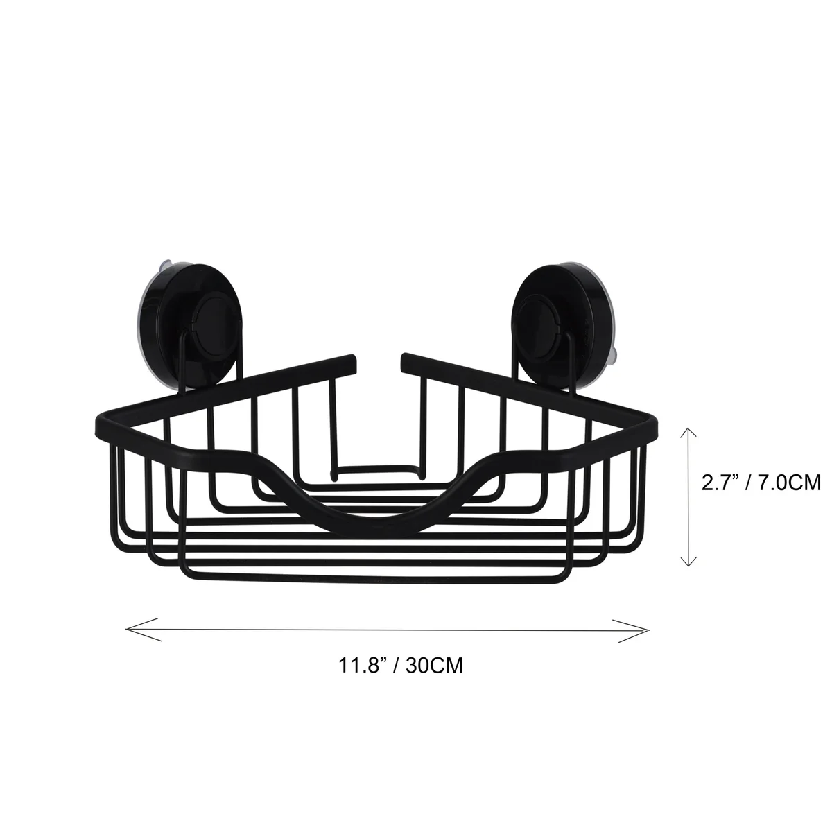 2 Pack Shower Corner Shelf Caddy with Turn-n-Lock