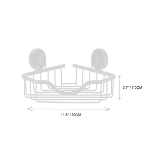 2 Pack Shower Corner Shelf Caddy with Turn-n-Lock