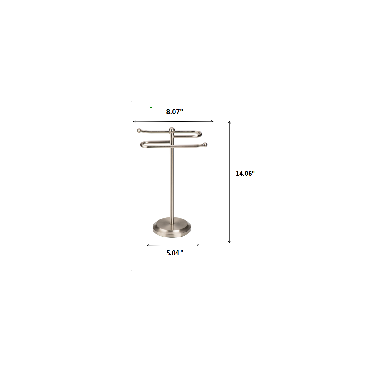 New Classical S Design Fingertip Towel Holder