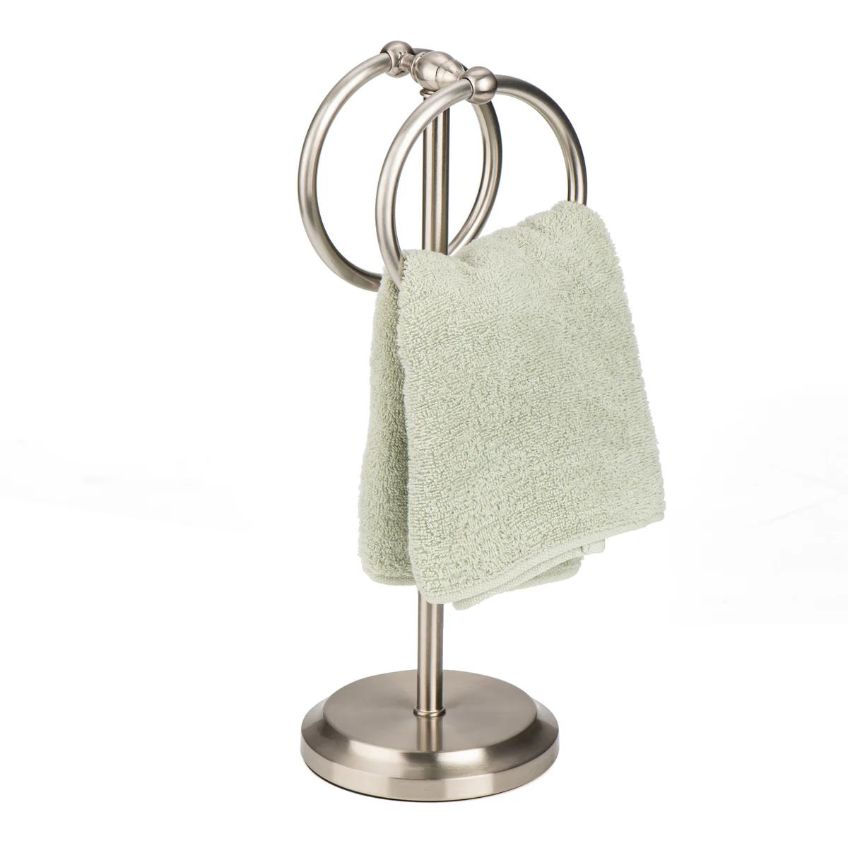 Classical Double Ring Design Fingertip Towel Holder