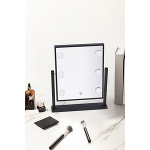 Black 6 LED Hollywood Vanity Mirror