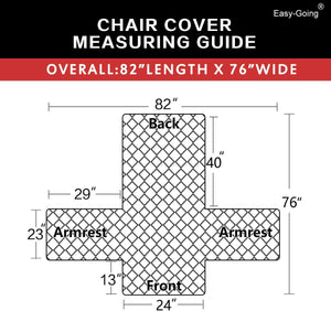 Water Resistant Reversible Couch Cover - Comes in 3 Sizes & 4 Colors!