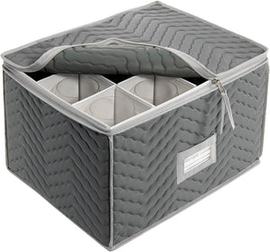 Cup Storage Chest - Deluxe Quilted Microfiber