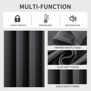 2 Pack - 55'' X 84'' Solid Thermal Blackout Panels (17 Colors)
