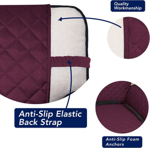 Water Resistant Reversible Couch Cover - Comes in 3 Sizes & 4 Colors!