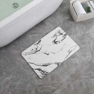 4 Colors! - 24'' x 15'' Diatomaceous Quick-Drying Stone Bath Mat