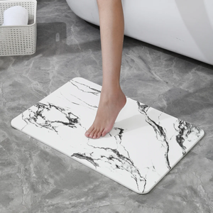 4 Colors! - 24'' x 15'' Diatomaceous Quick-Drying Stone Bath Mat