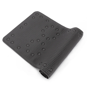 36 in. x 17 in. Non Skid Double Foam Bath Mat With 58 Suction Cups - 3 Colors