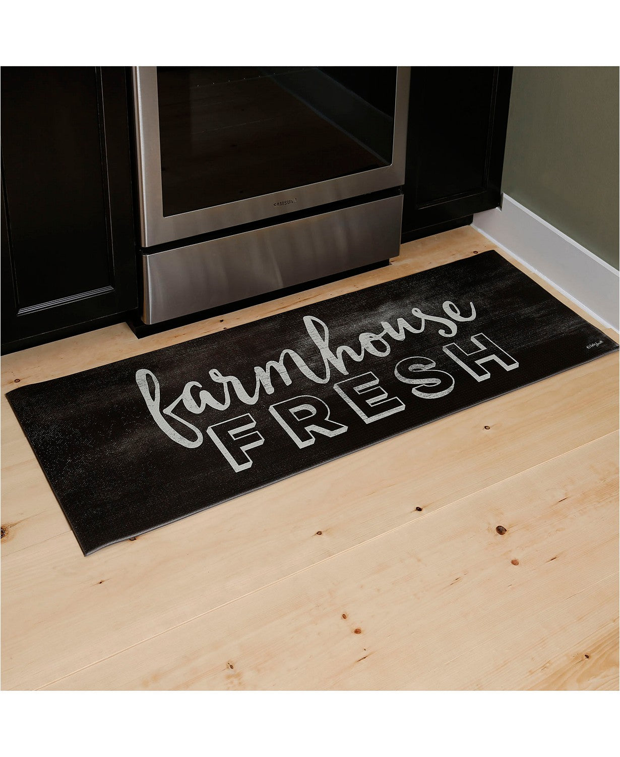 20"x55" Oversized Cushioned Anti-Fatigue Kitchen Runner Mat (Farmhouse Fresh)