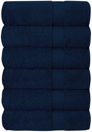 Set of 6 Hotel & Spa 100% Cotton Bath Towels 27x52 inch