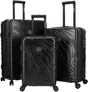 ROBERTO CAVALLI Luxury 3 Piece Luggage Set, Expandable Hard Shell Suitcases with 8 Spinner Wheels, TSA Lock Large Suitcase Set for Men and Woman