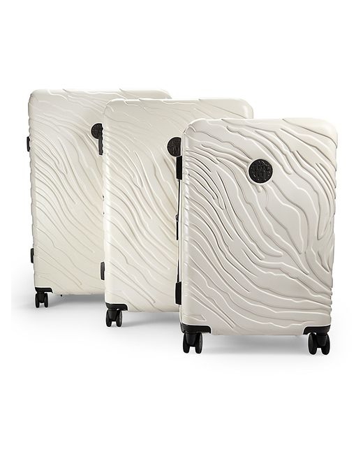 ROBERTO CAVALLI Luxury 3 Piece Luggage Set, Expandable Hard Shell Suitcases with 8 Spinner Wheels