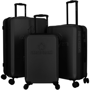 ROBERTO CAVALLI Luxury 3 Piece Luggage Set, Expandable Hard Shell Suitcases with 8 Spinner Wheels