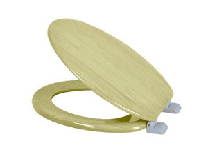 J&V Textiles Round Toilet Seat With Easy Clean & Change Hinge