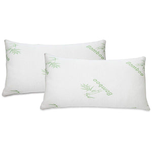 Bamboo Memory Foam Pillows (1- or 2-Pack) - J&V Textiles