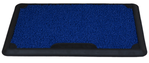 J&V TEXTILES Original 2 Piece Disinfectant Door Mat, 18x28, Heavy Duty Doormat, Indoor Outdoor, Waterproof, Easy Clean, Low-Profile Mats for Entry, Garage, Patio - J&V Textiles