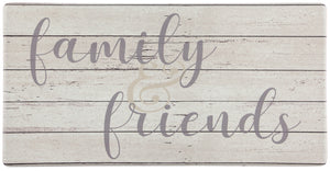Oversized 20"x39" Anti-Fatigue Embossed Floor Mat (Family & Friends) - Kitchen Mats - J&V Textiles Premiere Home Goods
