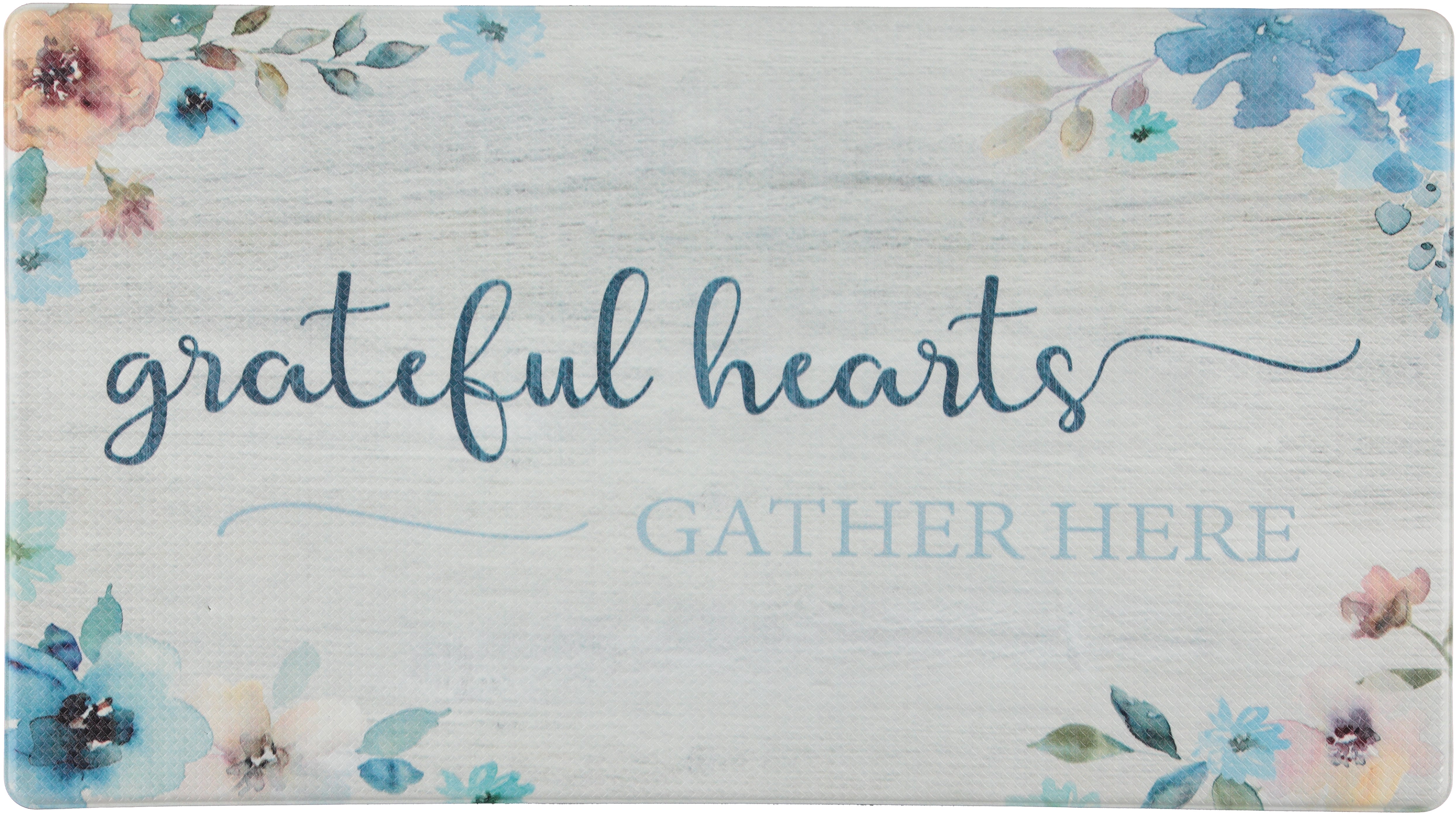 20"x36" Feel at Ease Anti-Fatigue Kitchen Mat (Grateful Hearts Gather)