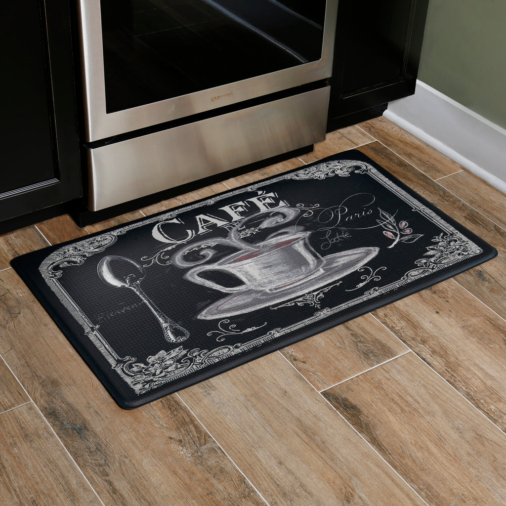 Oversized 20"x36" Feel at Ease Anti-Fatigue Kitchen Mat (Cafe) - Kitchen Mats - J&V Textiles Premiere Home Goods