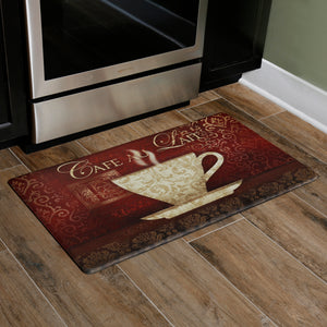 Oversized 20"x36" Feel at Ease Anti-Fatigue Kitchen Mat (New Coffee) - Kitchen Mats - J&V Textiles Premiere Home Goods