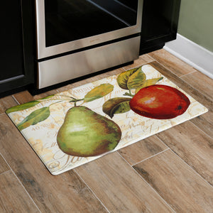 Oversized 20"x36" Feel at Ease Anti-Fatigue Kitchen Mat (Green Pear) - Kitchen Mats - J&V Textiles Premiere Home Goods