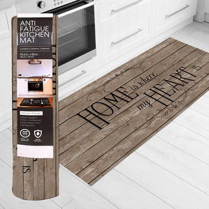 20"x55" Oversized Cushioned Anti-Fatigue Kitchen Runner Mat (Home Heartwood)