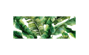 Green Leaves 19.6 in. x 55 in. Anti-Fatigue Kitchen Runner Mat