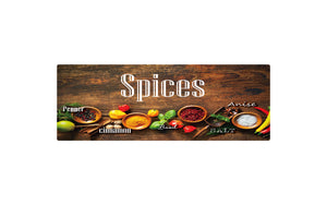 Spices 19.6 in. x 55 in. Anti-Fatigue Kitchen Runner Mat