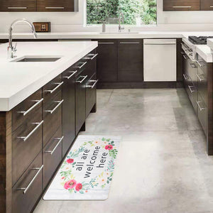 18" X 30" Kitchen Floor Mat with Non-Skid Backing (Welcome Here)