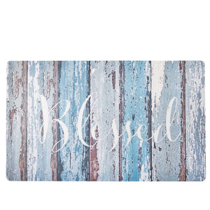 18" X 30" Kitchen Floor Mat with Non-Skid Backing (Blessed)