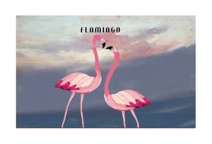 18" X 30" Kitchen Floor Mat for Front of Sink with Non-Skid Backing (Flamingo)