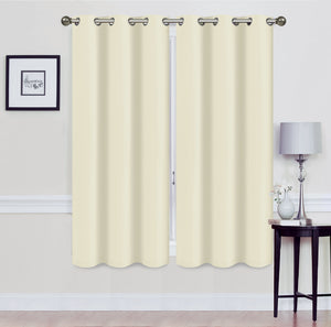 Madonna Foam-Backed Blackout Curtain Panels with Grommets