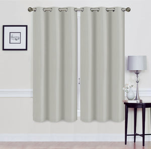 Madonna Foam-Backed Blackout Curtain Panels with Grommets