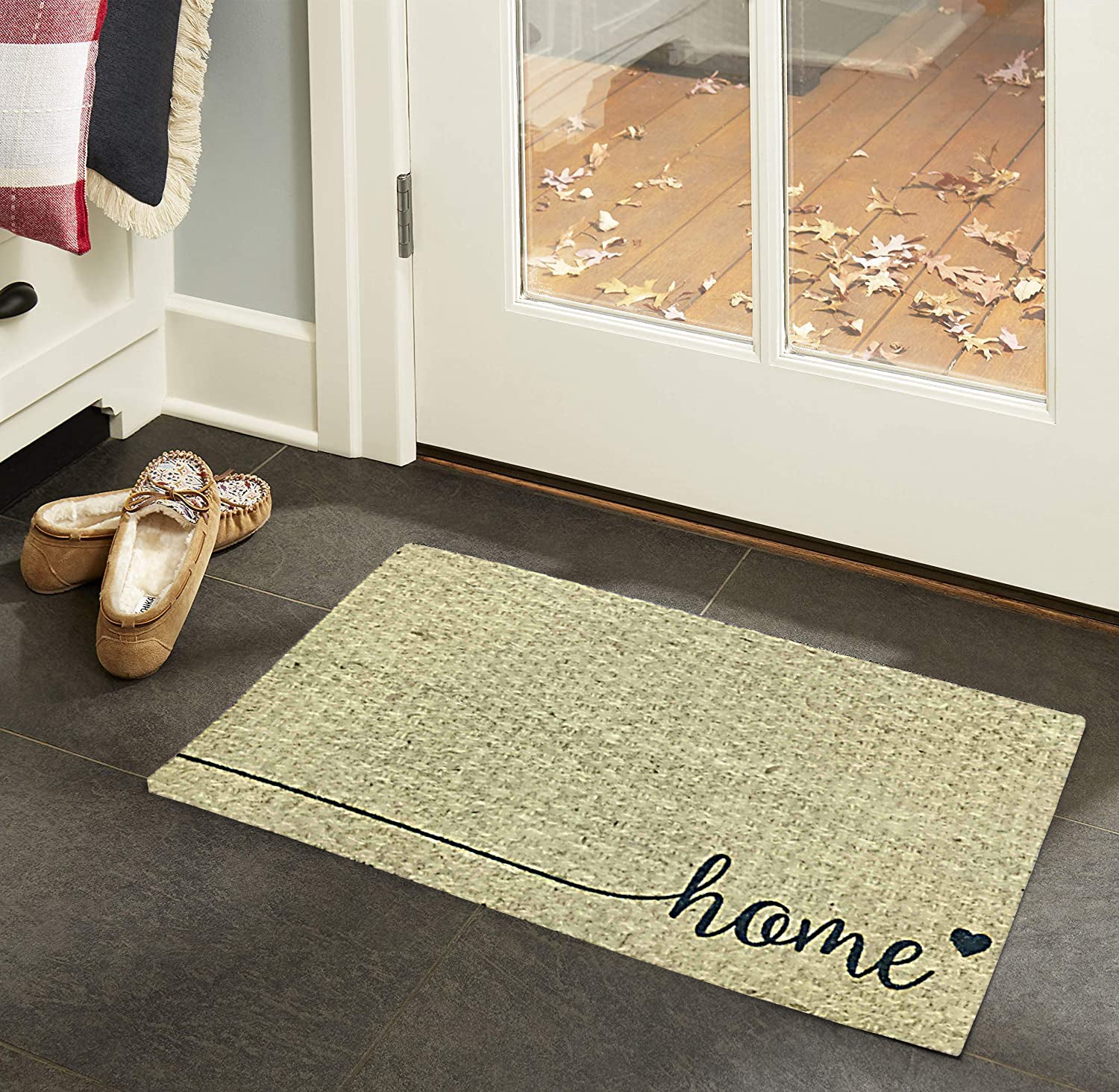 Home Heart Outdoor Coir Doormat 18" x 30"