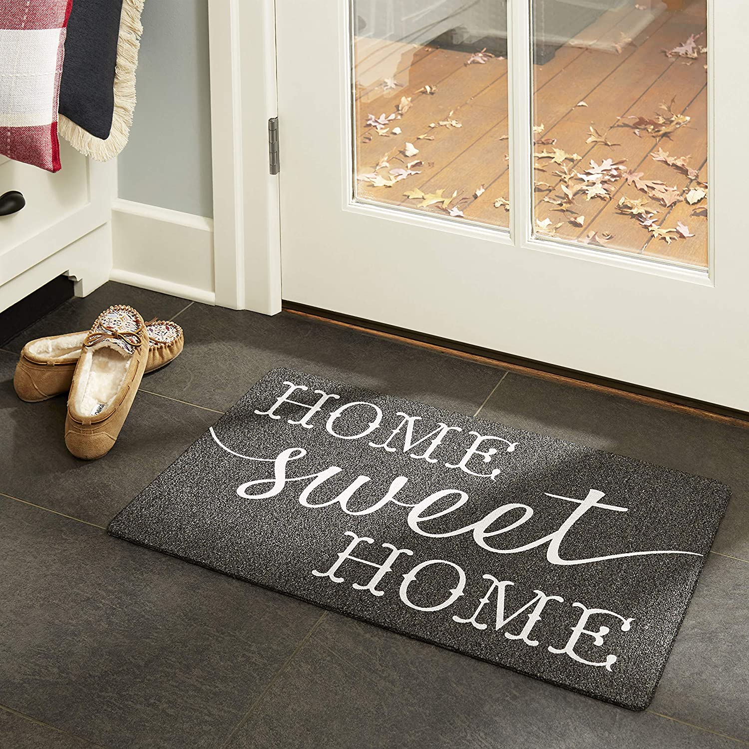 ''Home Sweet Home'' Outdoor Rubber Doormat 18" x 30"