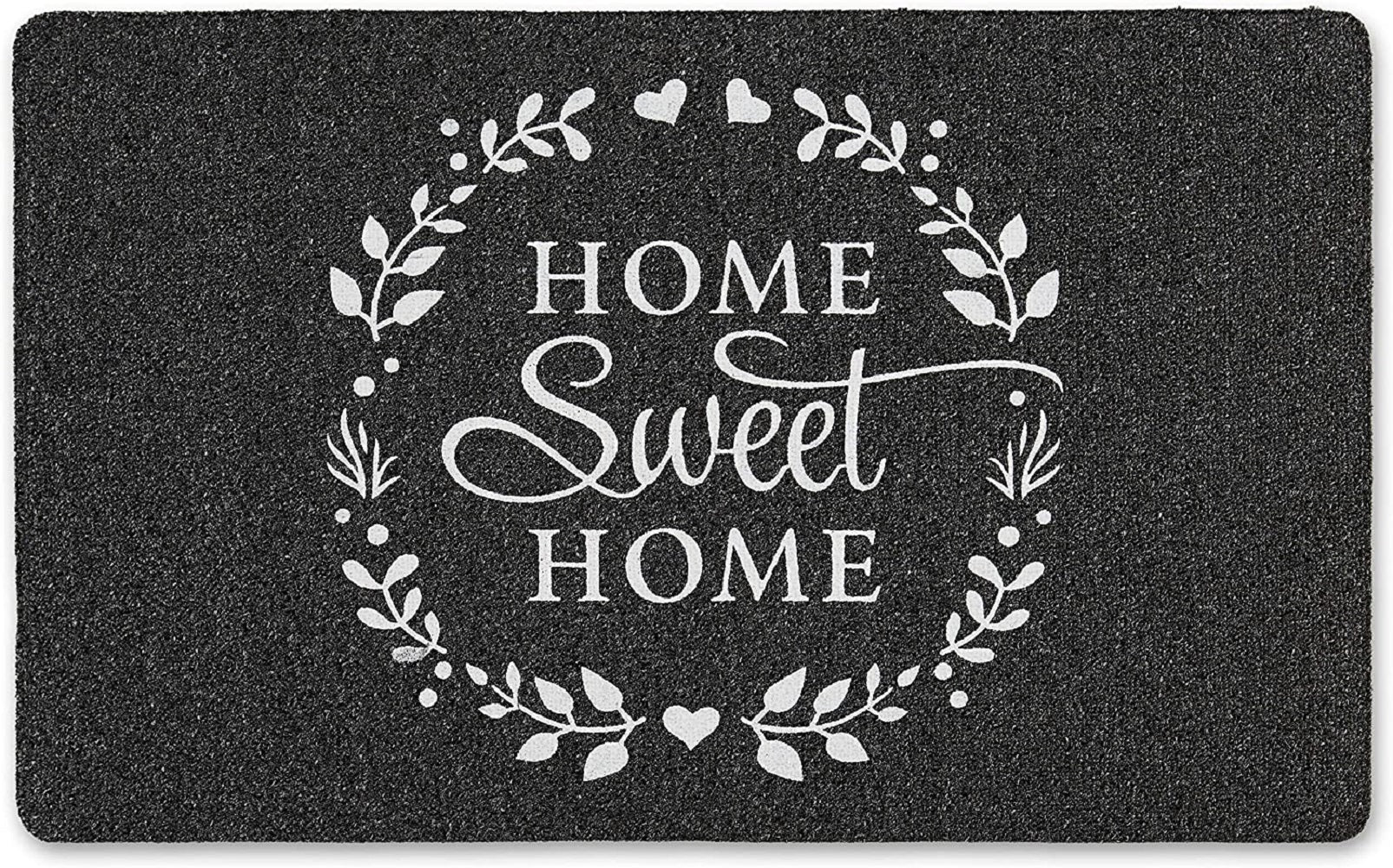 J&V Textiles No Place Like Home Outdoor Rubber Doormat 18 x 30