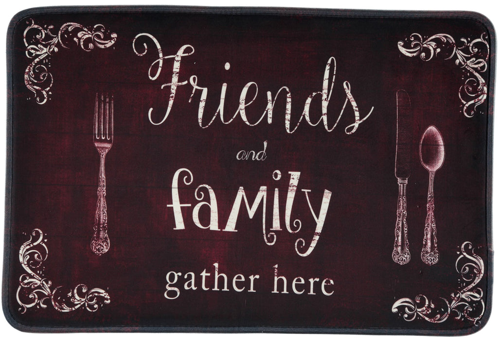 Comfort Cushion Anti-Fatigue Kitchen Mats (2-Pack) (Friends and Family) - J&V Textiles